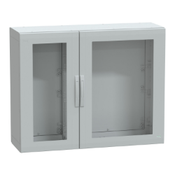 Slika Slobodnostojeći poliesterski orman PLA potpuno zaptiven 1000x1250x420 IP65 provid. vrata Schneider