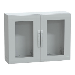 Slika Slobodnostojeći poliesterski orman PLA zaptiven VŠD 750x1000x320 IP65 providna vrata Schneider
