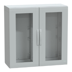 Slika Slobodnostojeći poliesterski orman PLA potpuno zaptiven 1000x1000x420 IP65 provid. vrata Schneider