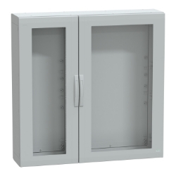 Slika Slobodnostojeći poliesterski orman PLA potpuno zaptiven 1250x1250x320 IP65 provid. vrata Schneider