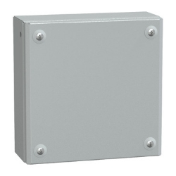 Slika Razvodna kutija metalna V200xŠ200xD80 IP66 IK10 RAL7035 montaža na zid SBM Spacial Schneider