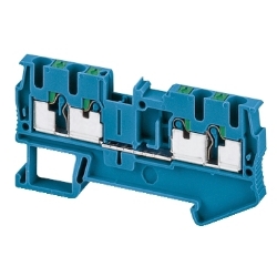Slika Redna stezaljka utična 2,5mm2 2x2 plava Linergy Schneider