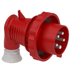 Slika Industrijski utikač 32A 3P+N+E 380-415VAC pod uglom 90° IP67 PratiKa Wander Schneider