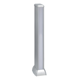 Slika Stub DLP parapet mini PVC h=0.68m sa dva pregradna dela siva Legrand