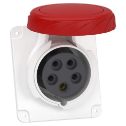 Slika Industrijska utičnica brza pod uglom 16A 3P+N+E 380-415VAC panel PratiKa Schneider
