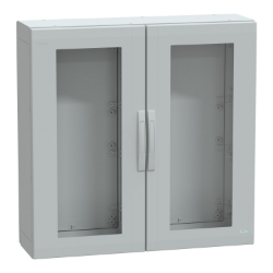 Slika Slobodnostojeći poliesterski orman PLA zaptiven VŠD1000x1000x320 IP65 providna vrata Schneider