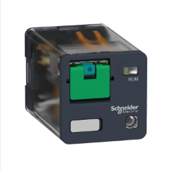 Slika Relej utični univerzalni Zelio RUM 2 C/O 12 V DC 10 A LED Schneider