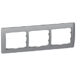 Slika Okvir 3-ka horizontalni aluminijum Galea Legrand
