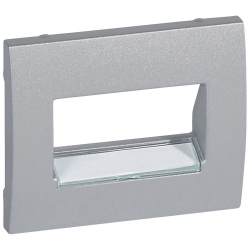 Slika Maska za RJ11/RJ45 UTP aluminijum Galea Legrand