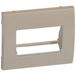Slika Maska za RJ11/RJ45 UTP/FTP titanijum Galea Legrand