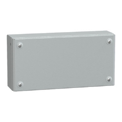 Slika Industrijska metalna kutija ravna vrata H150xW300xD80 IP66 IK10 RAL7035 Schneider