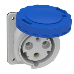Slika Industrijska priključnica 63A 2P+E 200-250VAC IP67 ugradna kosa PratiKa Schneider