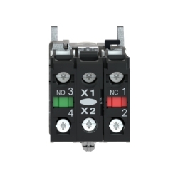 Slika Taster svetleći kompletni O22 narandžasti povratak 1NO+1NC 220-240V Schneider