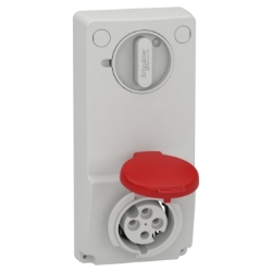 Slika Utičnica sa blokadom 16A 3P+E 380-415VAC IP44 panel Unica Schneider
