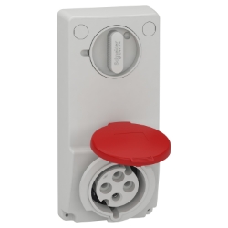 Slika Utičnica sa blokadom 32A 3P+E 380-415VAC IP44 panel Unica Schneider