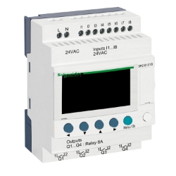 Slika Kompaktni programabilni kontroler Zelio Logic 12 I/O 24VAC sa časovnikom i displejem Schneider