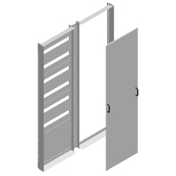 Slika Set za modularni razvod Spacial SM/SF 288 modula od 18 mm 2000x1000 mm sa zonama Schneider