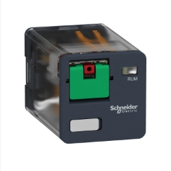 Slika Relej utični univerzalni Zelio RUM 2 C/O 24 V AC 10 A Schneider