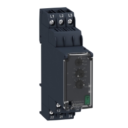 Slika Relej za nadzor faza trofazni 200–240 V AC 2 CO RM22 Schneider