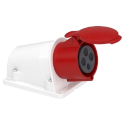 Slika Industrijska priključnica zidna 32A 3P+E 380-415VAC IP44 PratiKa Schneider