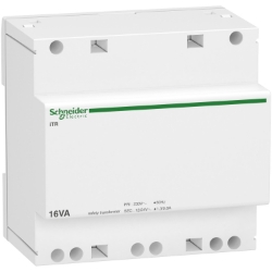Slika Transformator sigurnosni modularni iTR 230V 50-60Hz izlaz 12-24V 16VA Schneider