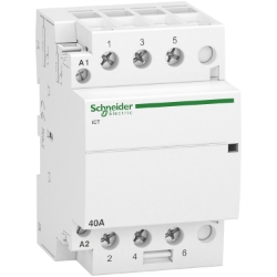 Slika Kontaktor instalacioni ICT 40A 3P 3NO špulna 220-240V AC Schneider