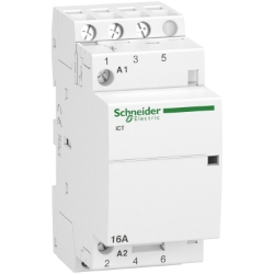 Slika Kontaktor instalacioni ICT 16A 3P 3NO špulna 220-240V AC Schneider