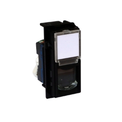 Slika Priključnica RJ45 Cat 6A UTP crna Living Now Legrand