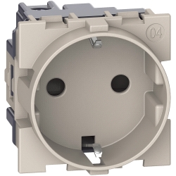 Slika Utičnica nemački standard 2P+E šraf konekcija pesak Living Light NOW Legrand