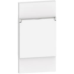 Slika Maska priključnice 2M sa poklopcem nemački/francuski standard bela Living Light NOW Legrand