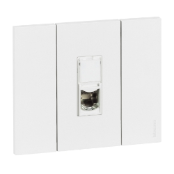 Slika Priključnica RJ45 CAT 6A STP bela Living Now Legrand