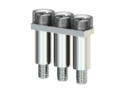 Slika Kratkospojnik za vijčane stezaljke 4 mm2 tropolni UK 4/3 - AVK 4 Klemsan
