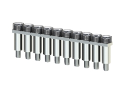 Slika Kratkospojnik za vijčane stezaljke 2,5 mm2 desetopolni UK 2,5/10 - PUK 3 Klemsan