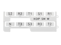 Slika Pločice za prozirni nosač KOIP SM W SI HF 32 GW dimenzije 20x9 za obeležavanje (UNPRINTED) Klemsan