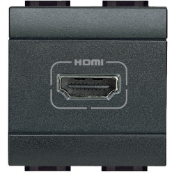 Slika Utičnica HDMI 2M antracit Living Light Legrand