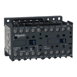 Slika Kontaktor za promenu smera 3P (3NO) 12A AC-3 špulna 230V AC sa signalnim kontaktima 1NO Schneider