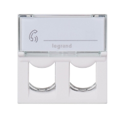 Slika Maska Systimax 2-ka 2M bela PM Legrand
