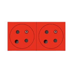 Slika Utičnica 2x2P+E UPS 45° PM Legrand