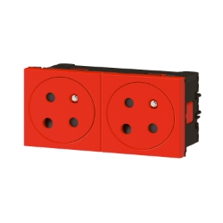 Slika Utičnica 2x2P+E UPS 45° PM Legrand