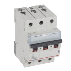 Slika Osigurač automatski 3P 32A B kriva 10kA Tx3 Legrand