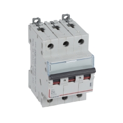 Slika Osigurač automatski 3P 6A D kriva 10kA DX3 Legrand
