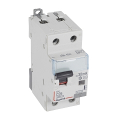 Slika Diferencijalna sklopka DX3 1P+N 25A 30mA AC C kriva Legrand