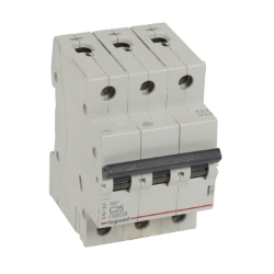 Slika Osigurač automatski 3P 25A kriva C 6kA Rx3 Legrand