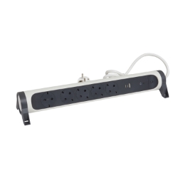 Slika Kabal produžni 6x2P+E 1.5M USB beli Legrand