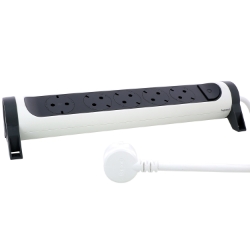 Slika Kabal produžni sa prekidačem H05VV-F 3x1.5mm2 3M 5 priključna mesta 2P+E crna/tamno siva Legrand