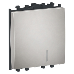 Slika Taster sa lokatorom modularni 2M 10A 250VAC srebrni Easy Styl Schneider