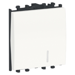 Slika Taster sa lokatorom modularni 2M 10A 250VAC beli Easy Styl Schneider