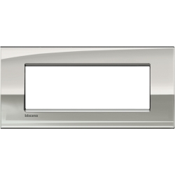 Slika Maska Air 7 modula polirani palladium metal Living Light Legrand