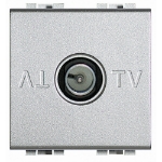 Slika Priključnica TV modularna 2M M individualna aluminijum Living Light Legrand
