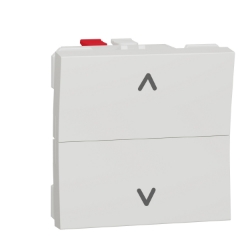 Slika Taster za roletne 6A 2M bela Schneider